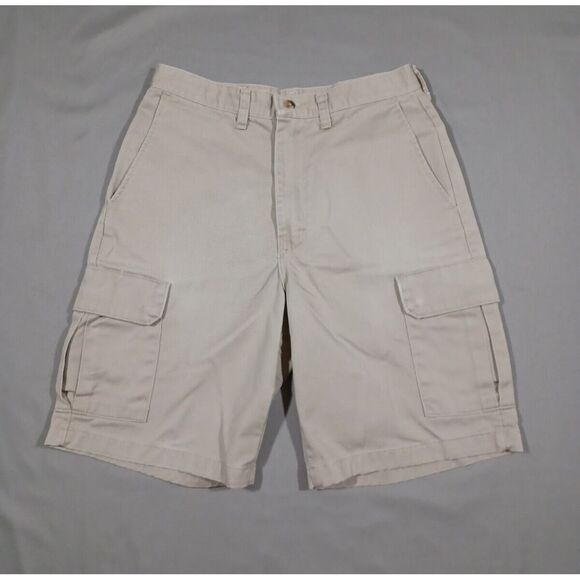 Red Other - Red Kap Shorts Mens Sz 30‎ Khaki Cargo 10 Inch Inseam